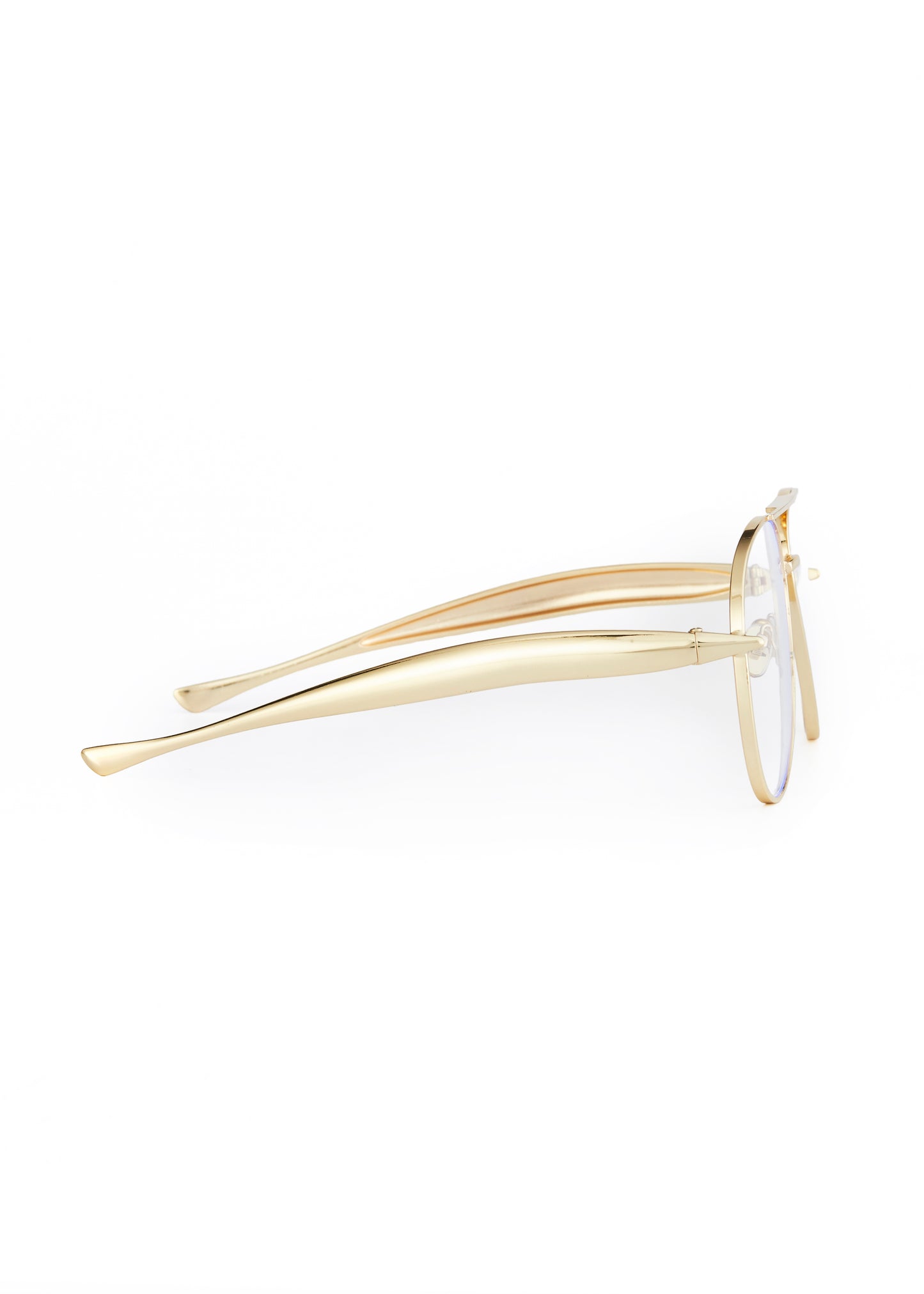 EDEL SUNGLASSES GOLD CLEAR
