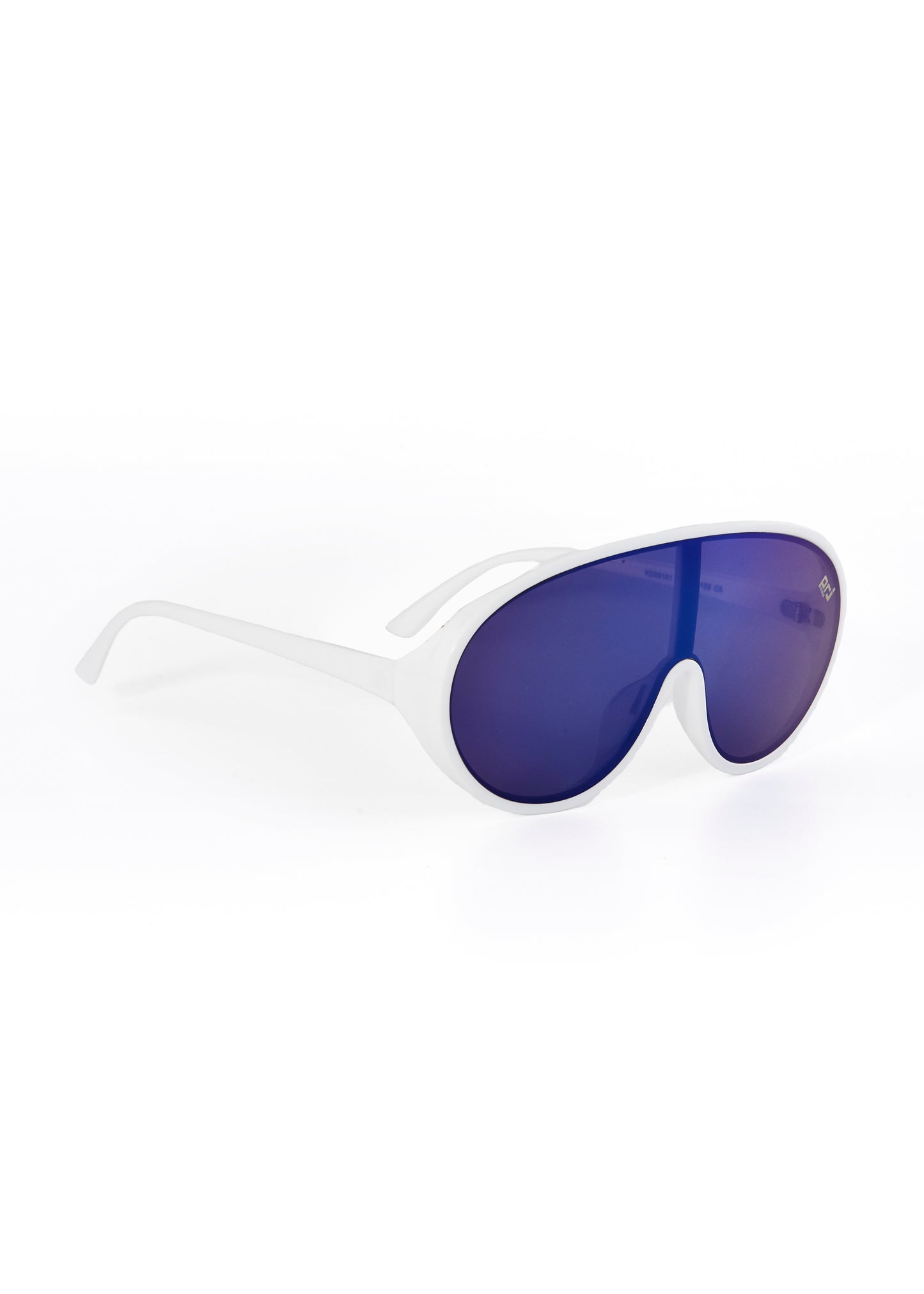 EDSEL SUNGLASSES WHITE BLUE