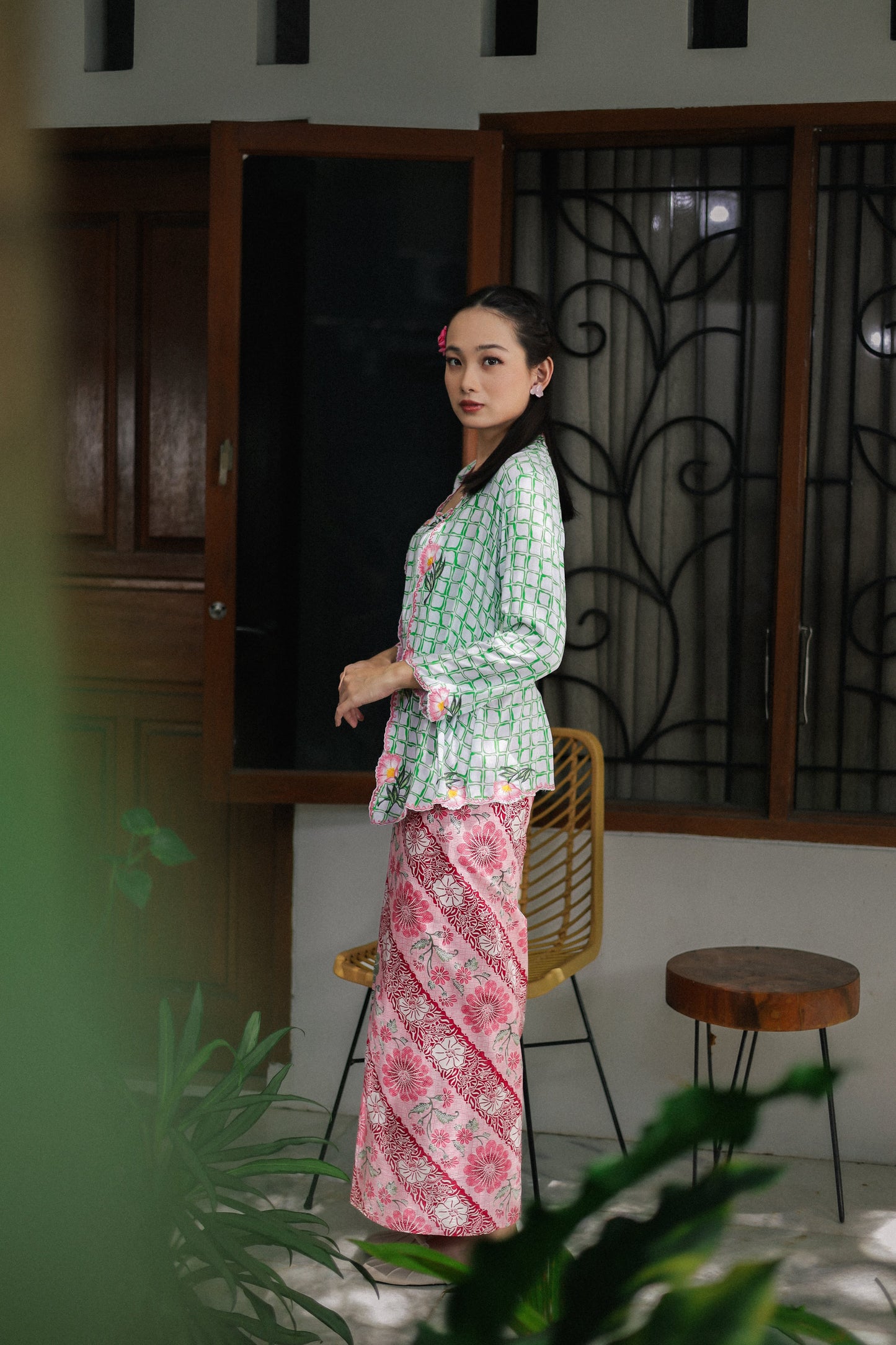 SHORT KEBAYA ALAMANDA TEPI