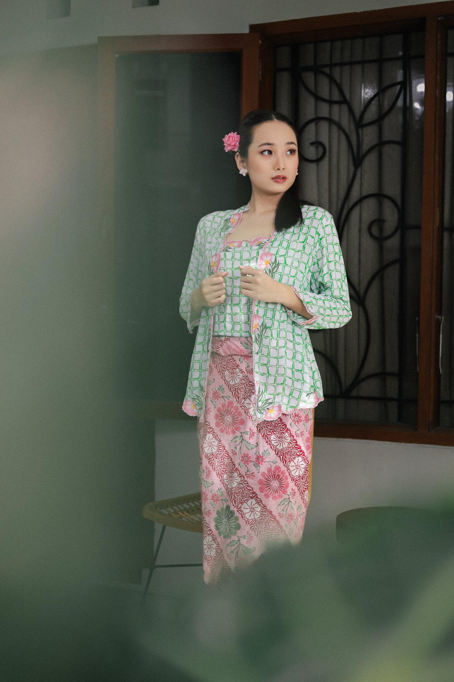 SHORT KEBAYA ALAMANDA TEPI