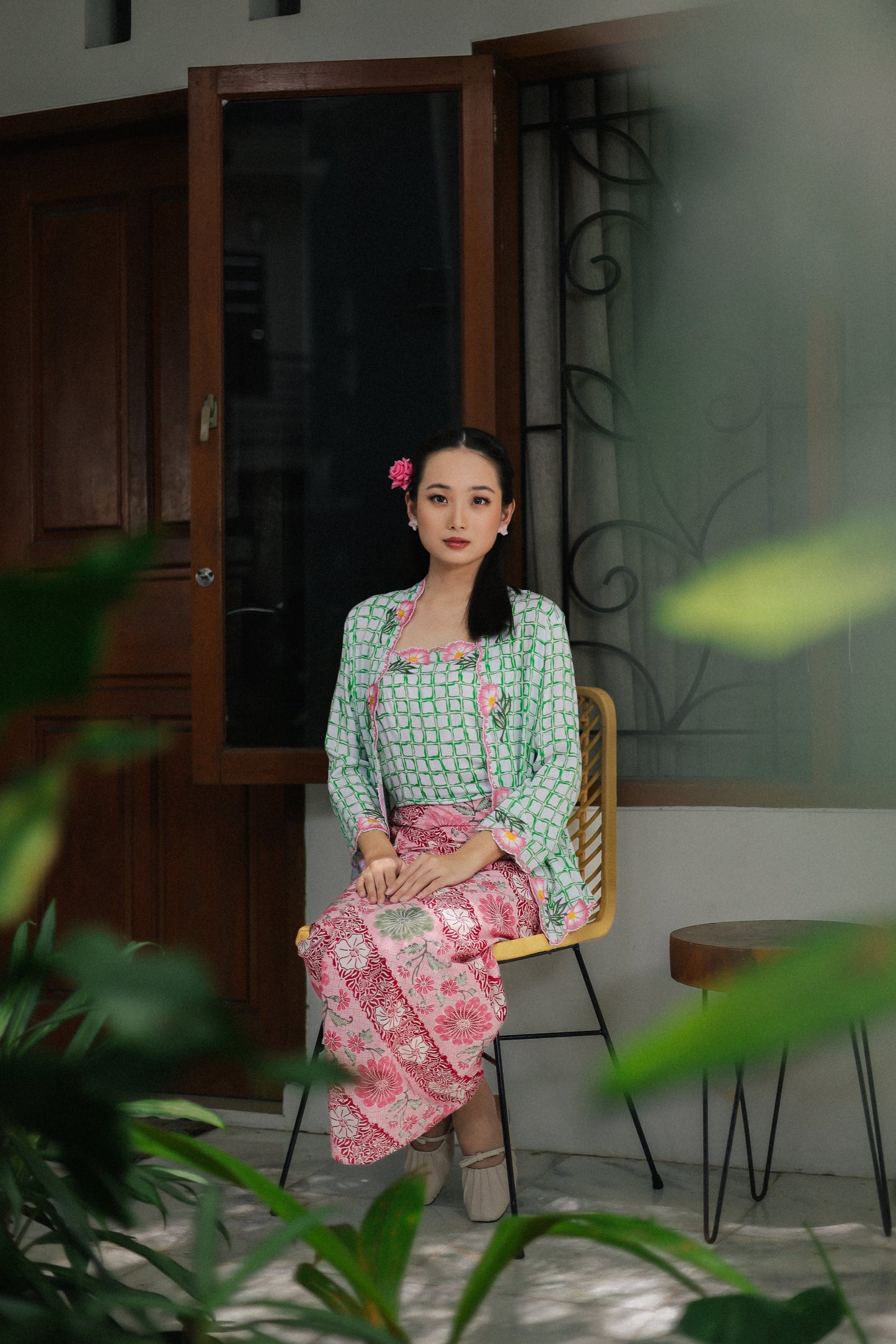 SHORT KEBAYA ALAMANDA TEPI