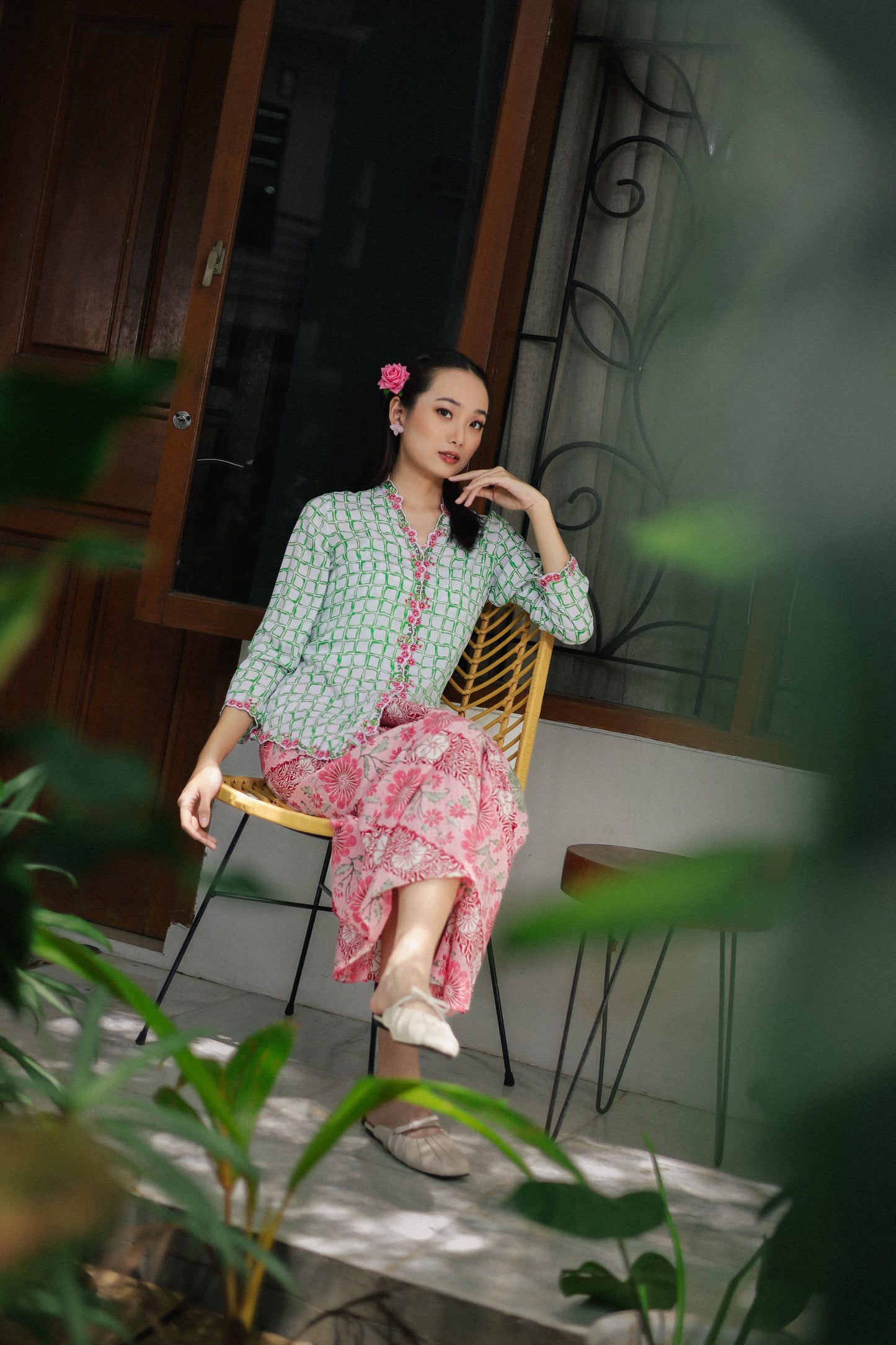 SHORT KEBAYA MELATI TEPI