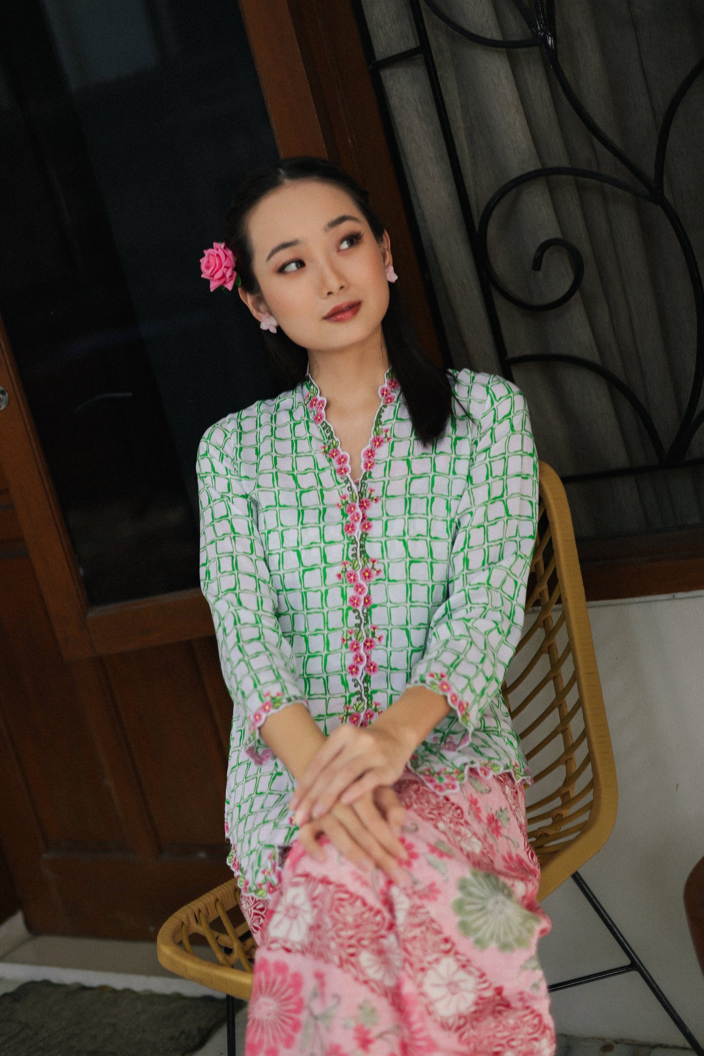 SHORT KEBAYA MELATI TEPI