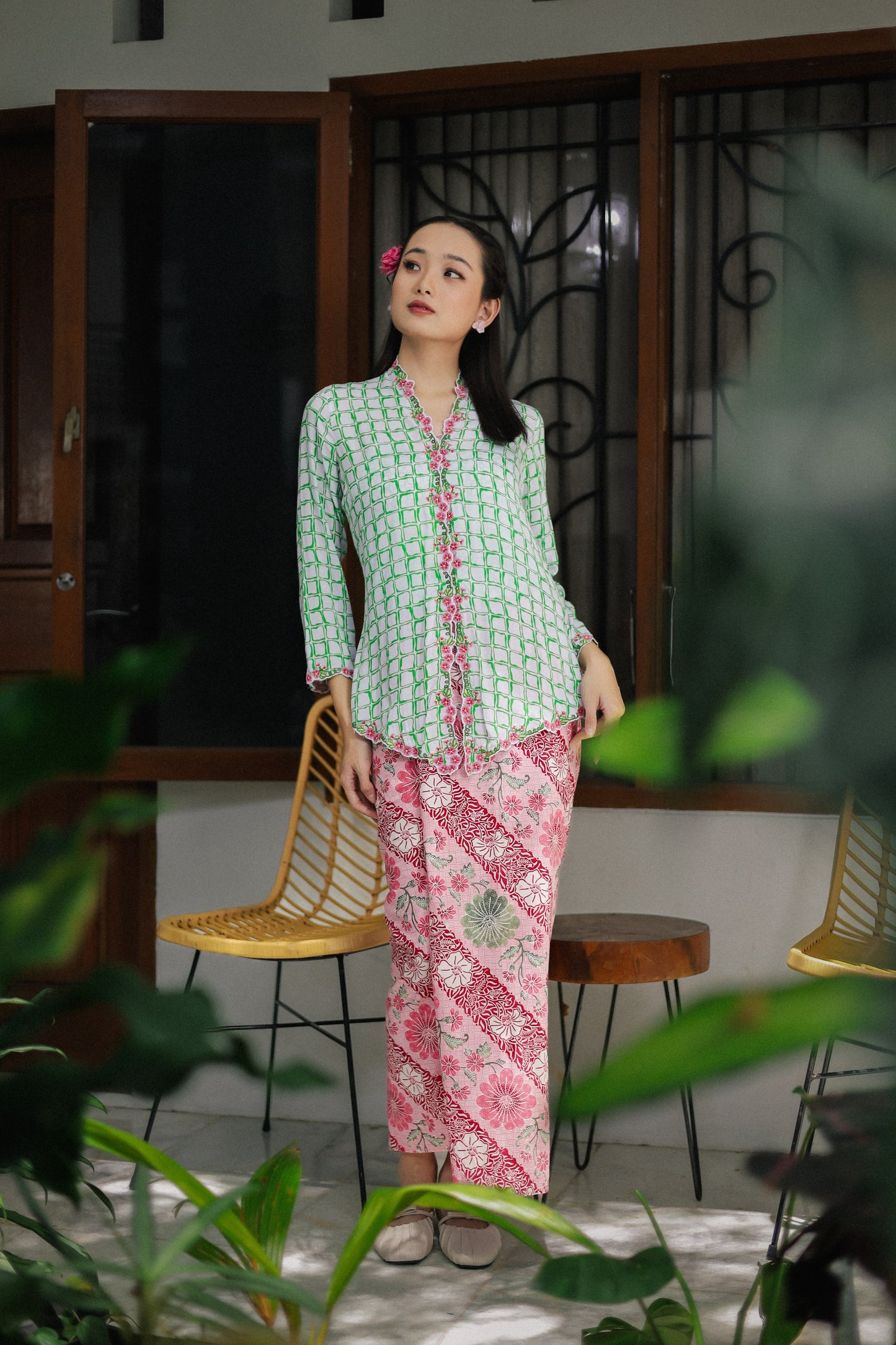 SHORT KEBAYA MELATI TEPI