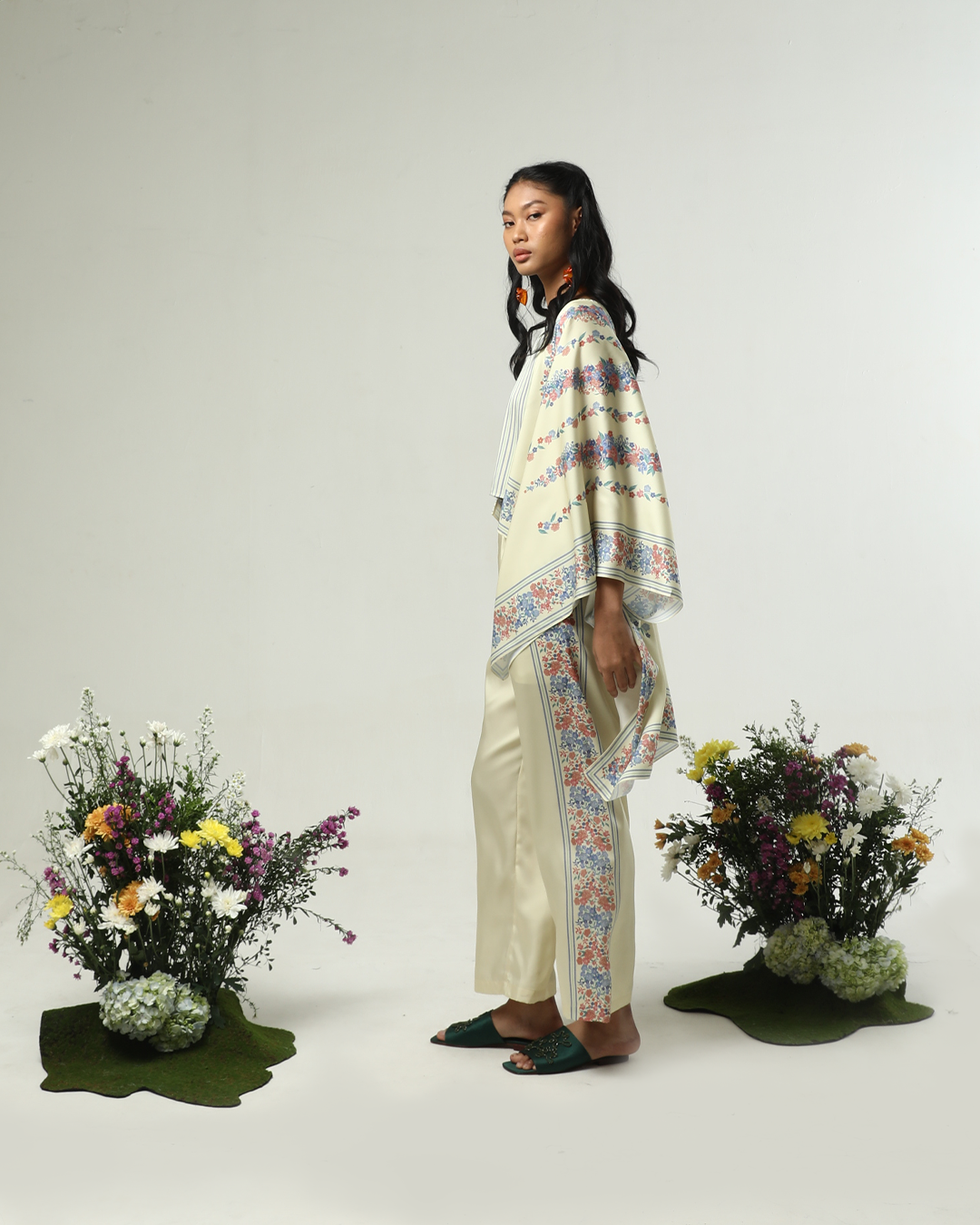 GARDENIA BUTTER KIMONO TOP