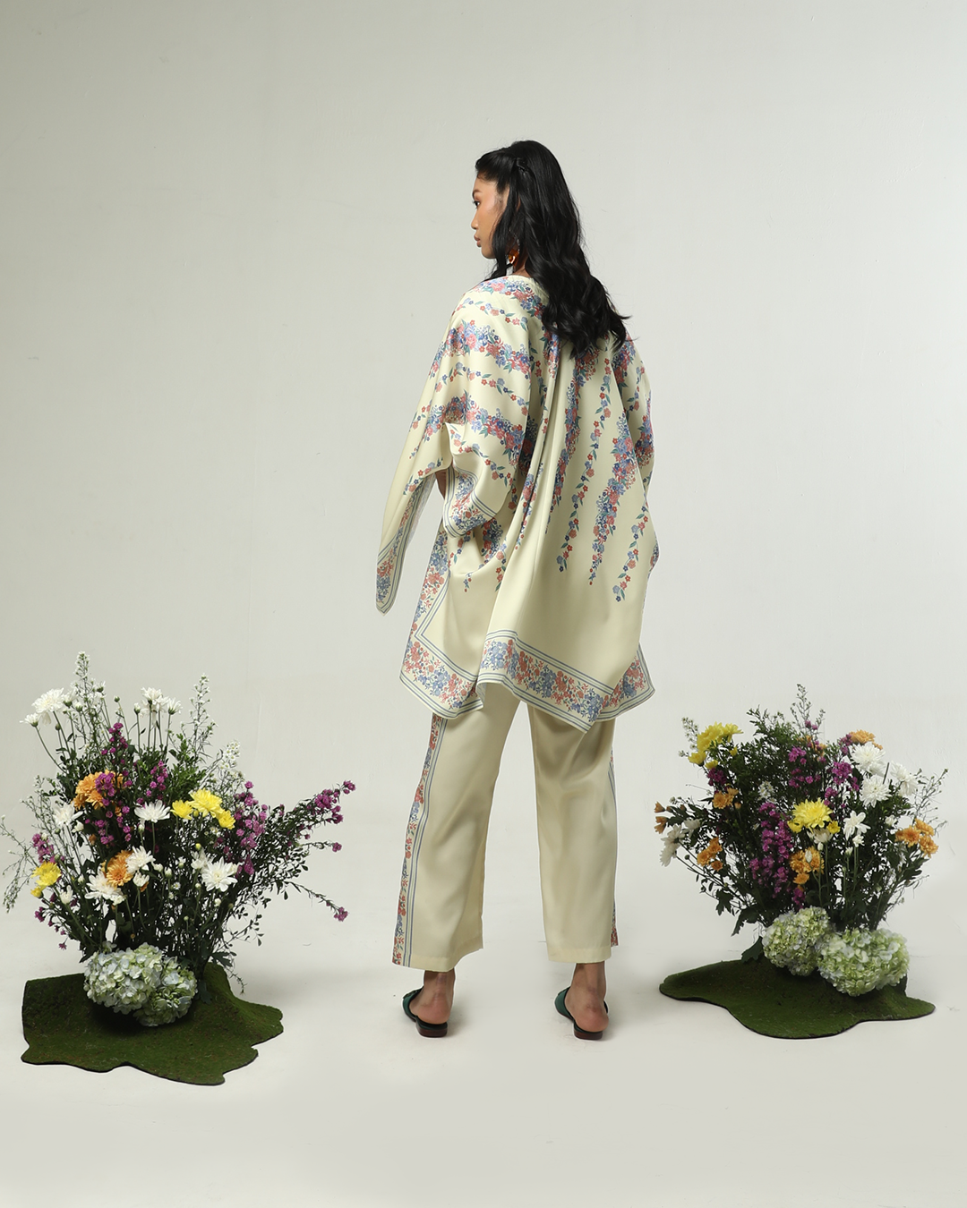 GARDENIA BUTTER KIMONO TOP