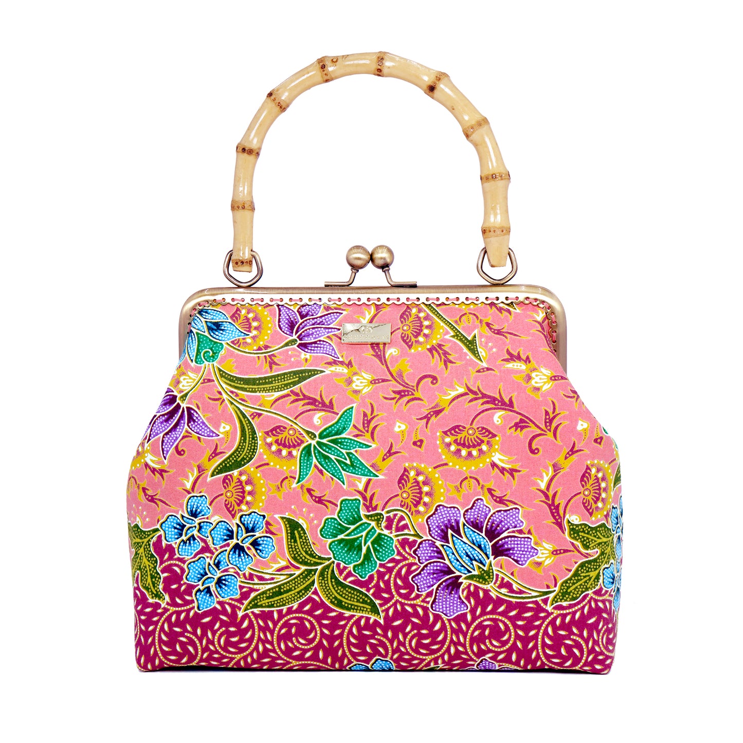 Bamboo Top Handle Bag - Revolving Dream