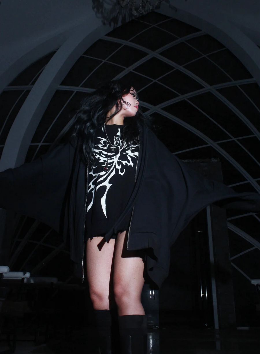 BATWING ZIP UP JACKET