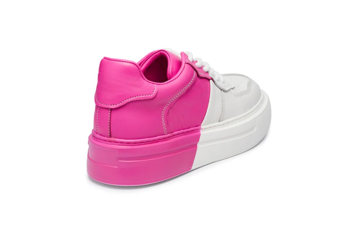 FERGIE DUAL COLOUR LEATHER SNEAKER