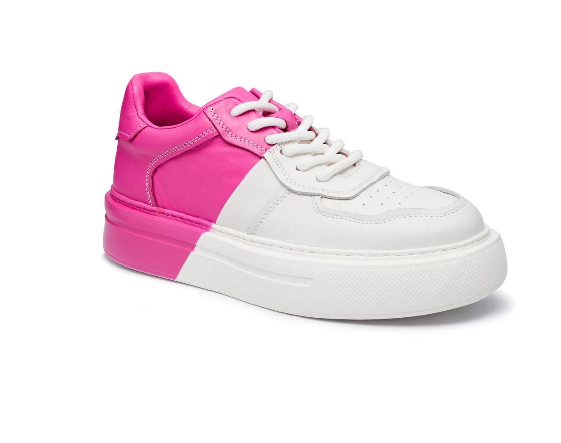 FERGIE DUAL COLOUR LEATHER SNEAKER