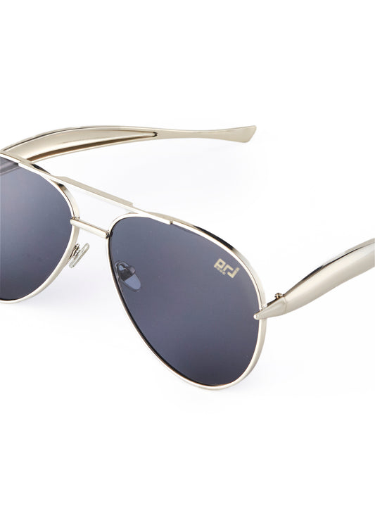 EDEL SUNGLASSES SILVER GREY