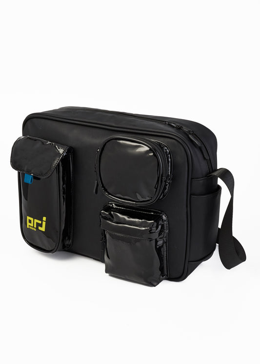 COLTER MULTIPOCKET SLING BEG BLACK