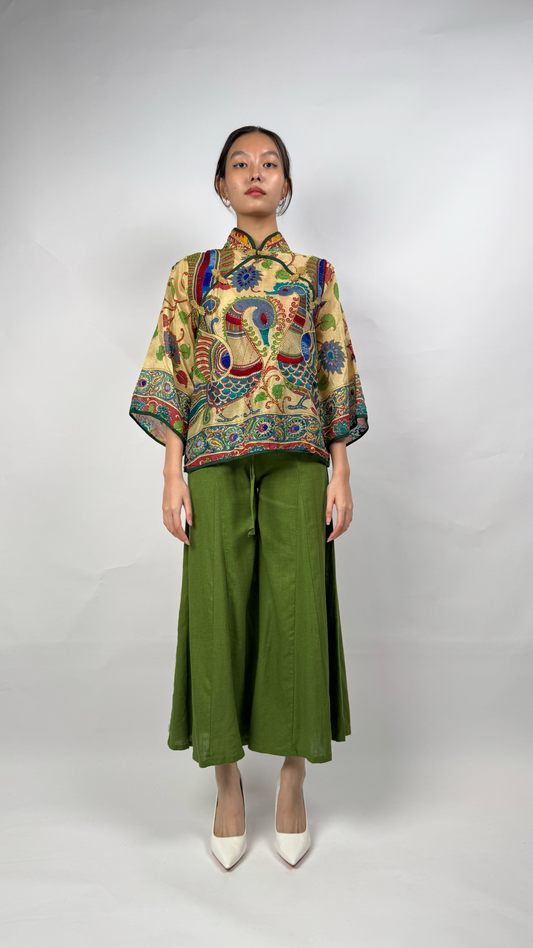 Embroidered Samfoo Top