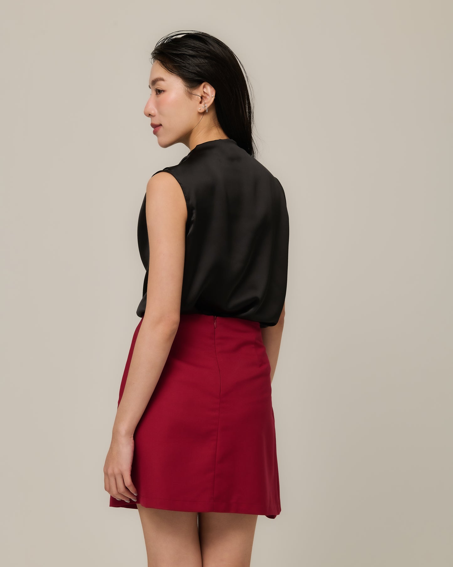 AMORA PLEATED MINI SKIRT