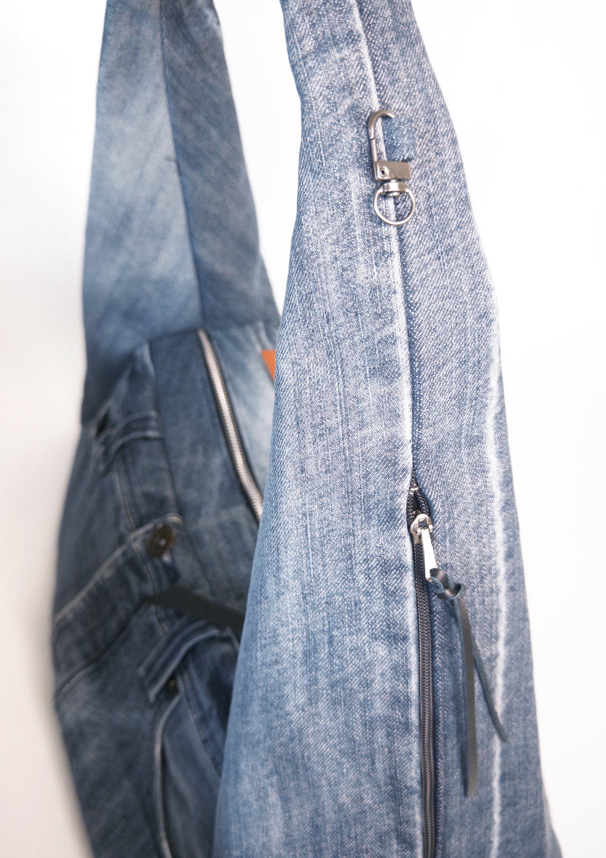 Upcycled Denim Bag - Medium