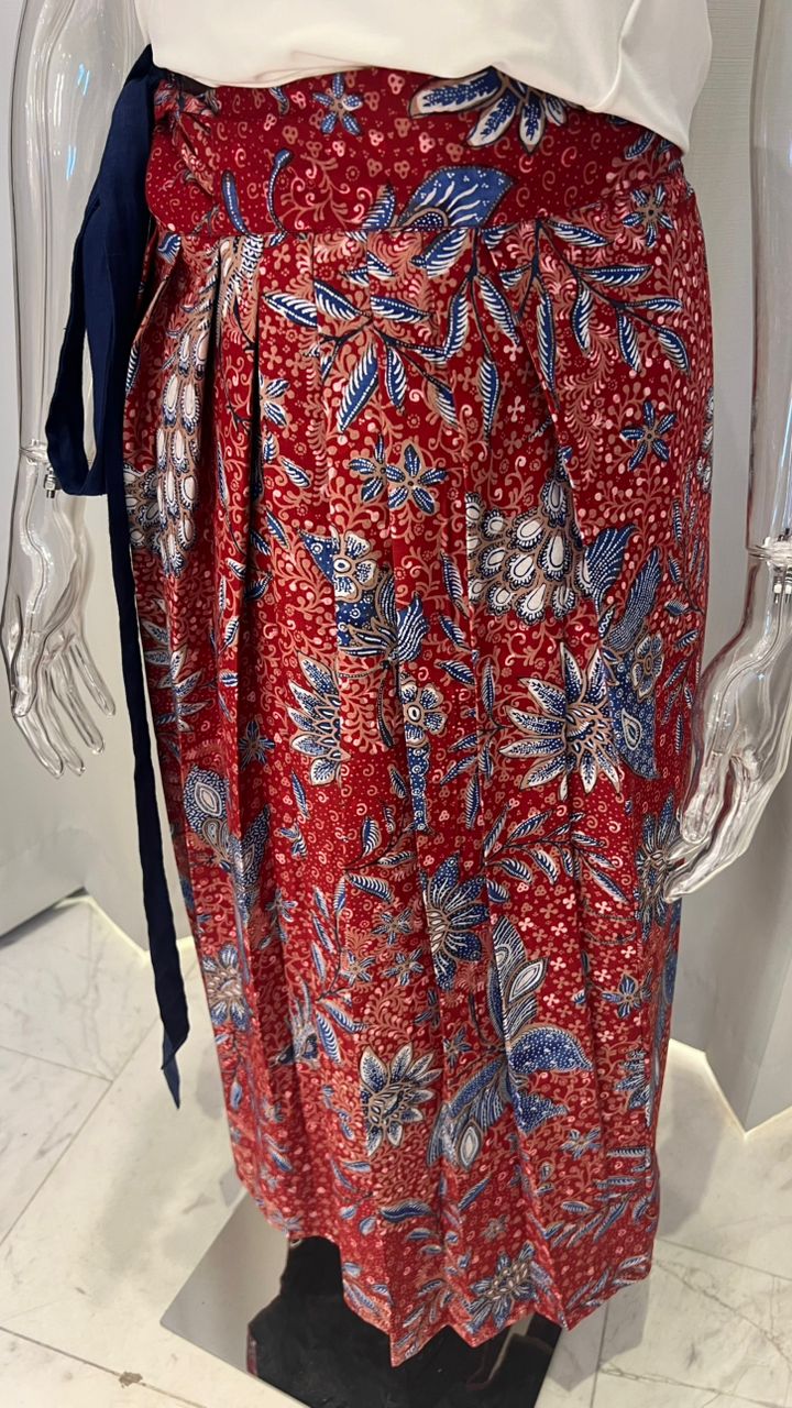 SKIRT BATIK PLEATED