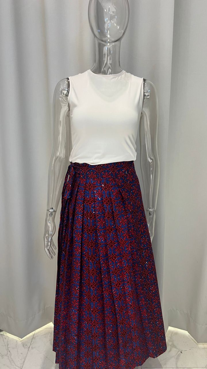 SKIRT BATIK PLEATED