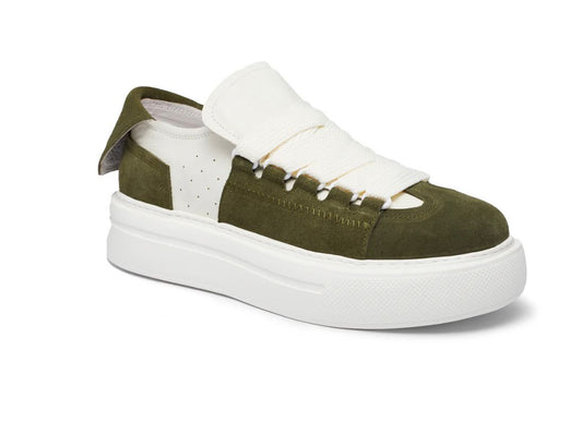 FELTON BROAD SHOELACE SUEDE LEATHER SNEAKER