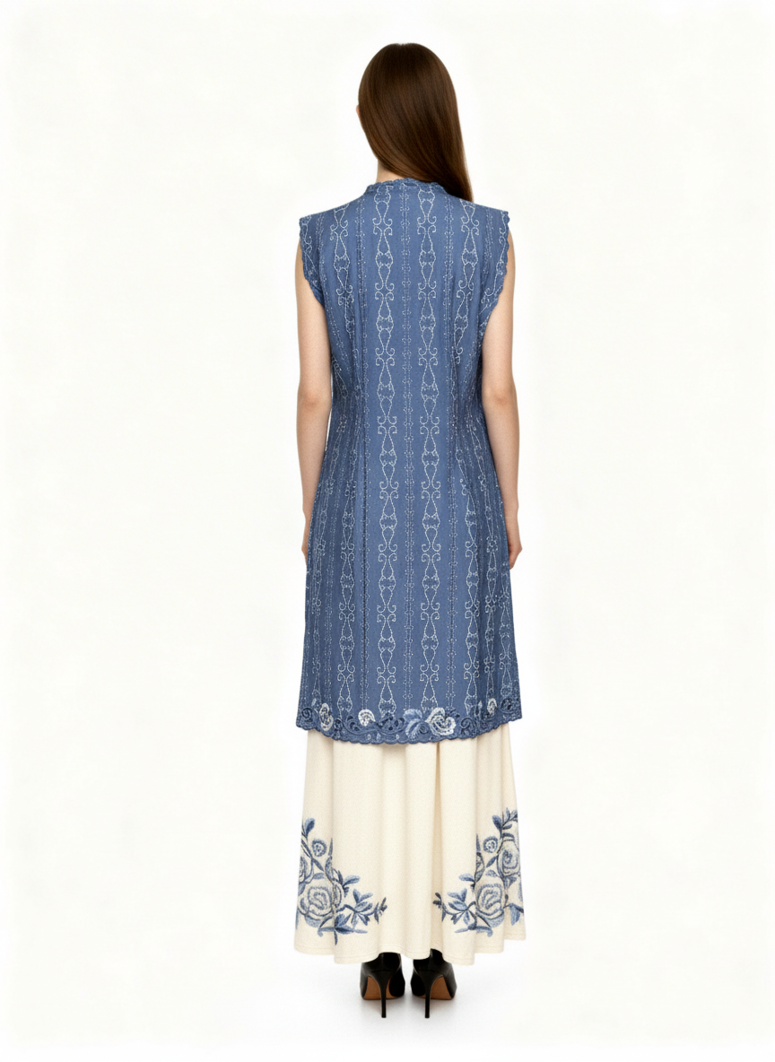 Long Kebaya Lily Dahlia Batik