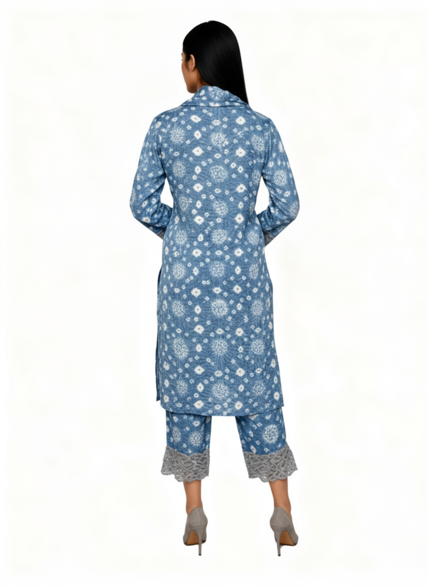 Tunik and Pants Set Embroidery Motif Mega Mendung