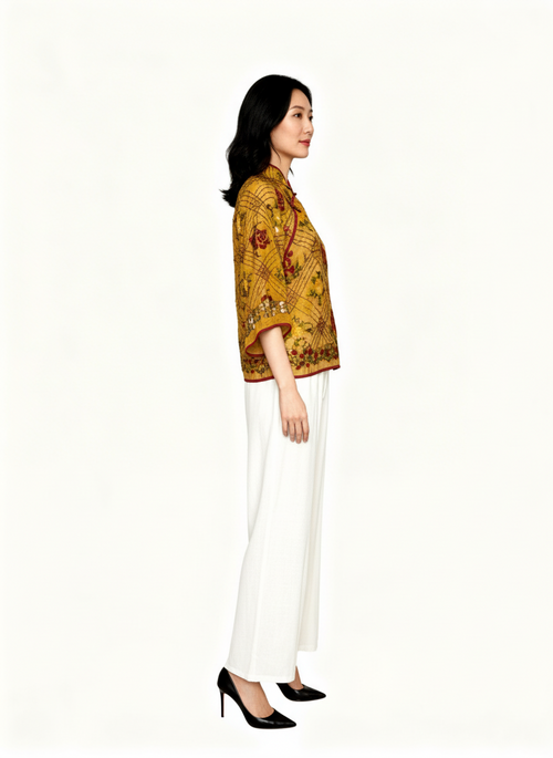 Linen Flare Pants