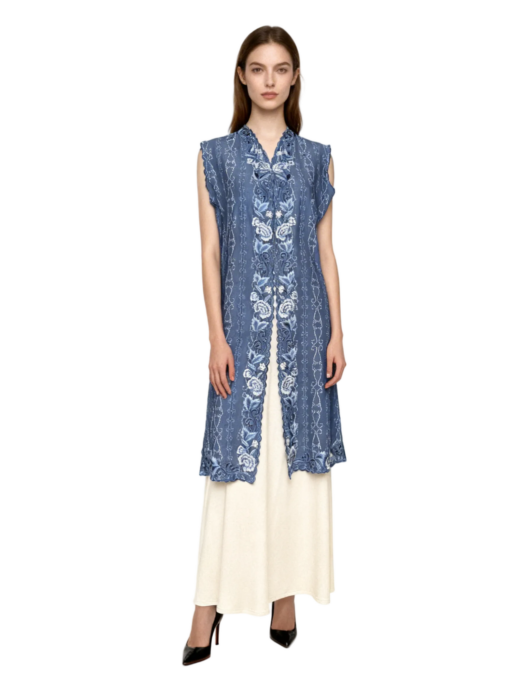 Long Kebaya Lily Dahlia Batik