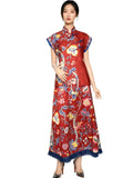 Lunar 26 Red Flower Skirt