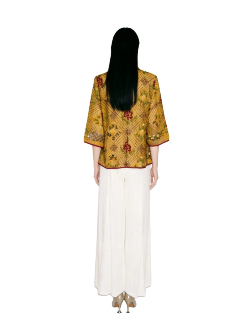 Embroidered Samfoo Top