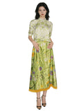 Lunar 26 Green Flower Top