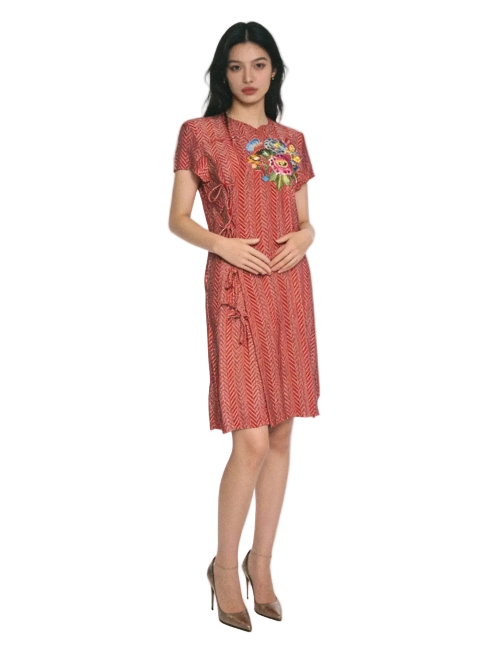 Cotton Cheongsam Dress